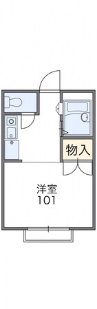 レオパレス３８７の物件間取画像